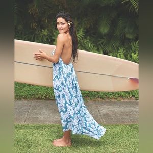 Mikoh Hampton Dress in Tropical Steel